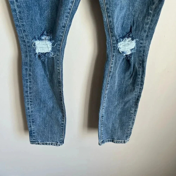 WeWoreWhat  The Danielle Spring St Hole High-rise Ankle Jean - Picture 5 of 8